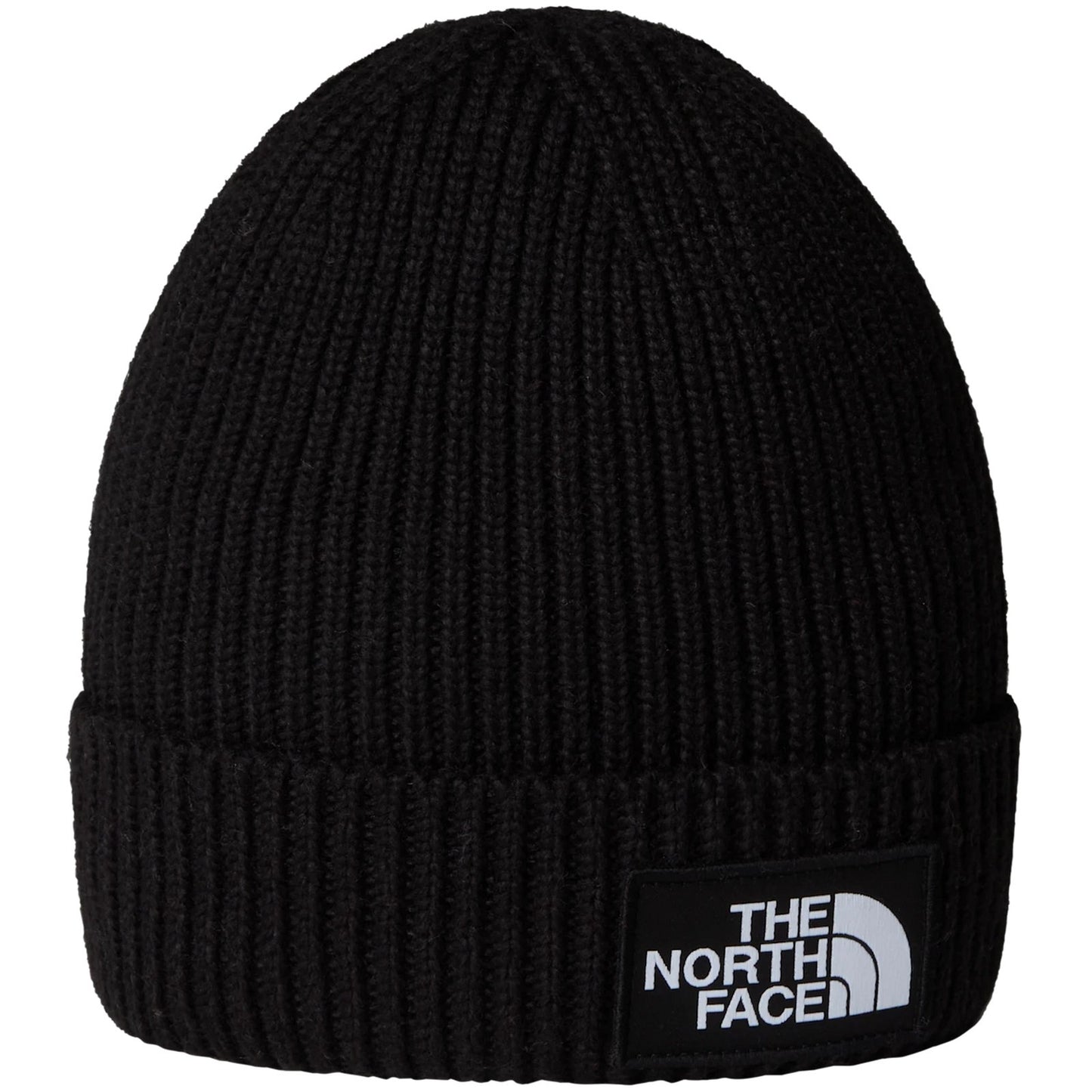 The North Face Boys' Hats and Caps - Kids Tnf Logo Box Cuffed Beanie - Black