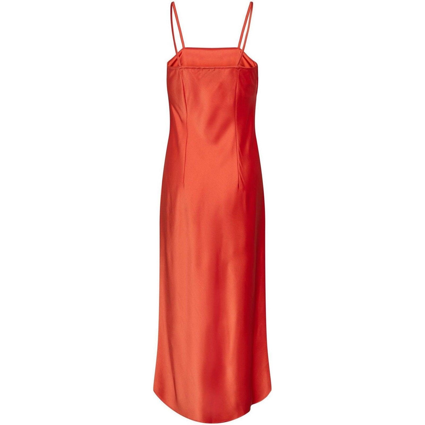 Vestiti casual Donna Pieces - Pcjosephin Midi Slip Dress D2D - Rosso