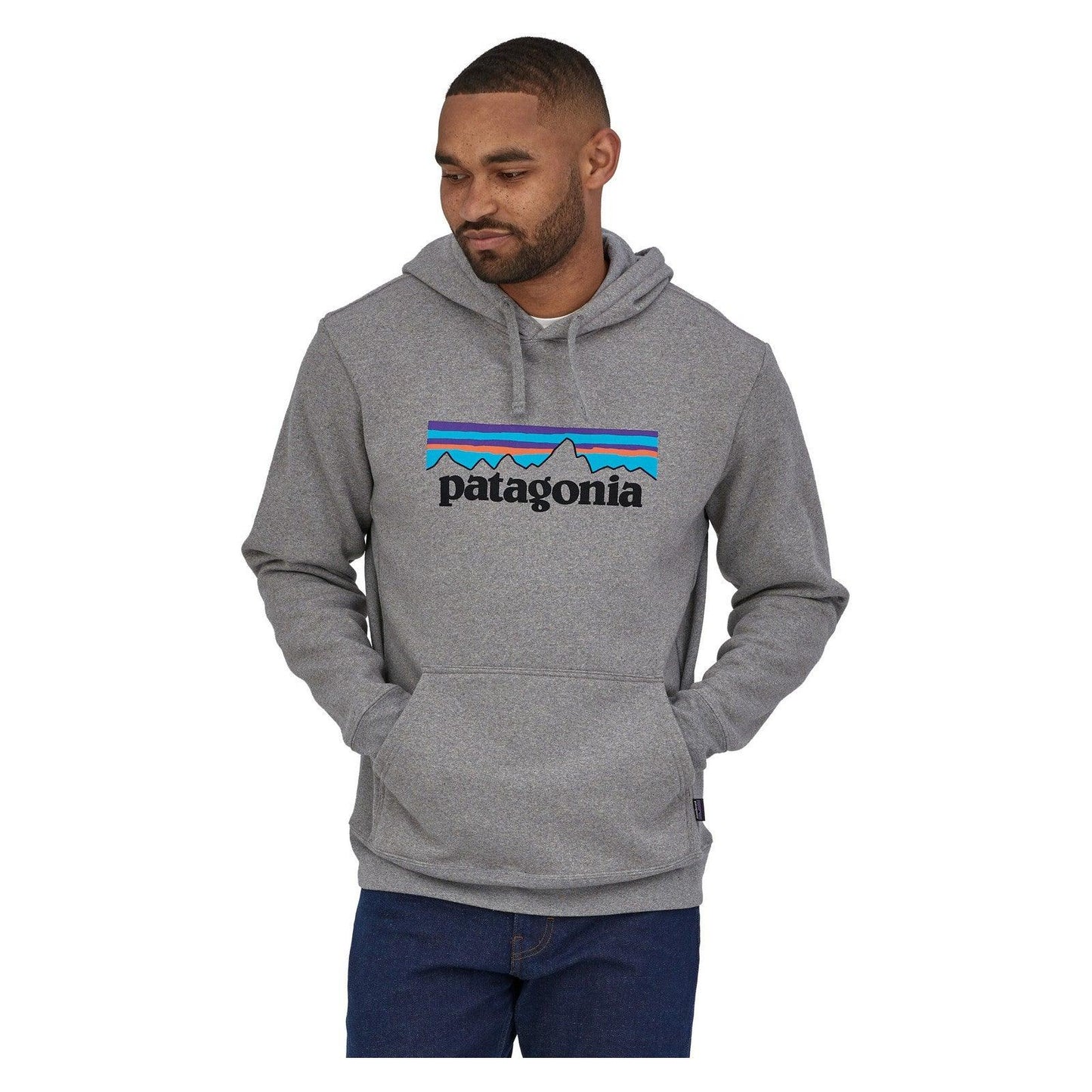 Patagonia Sweats à capuche pour hommes - Sweat à capuche M's P-6 Logo Uprisal - Gris