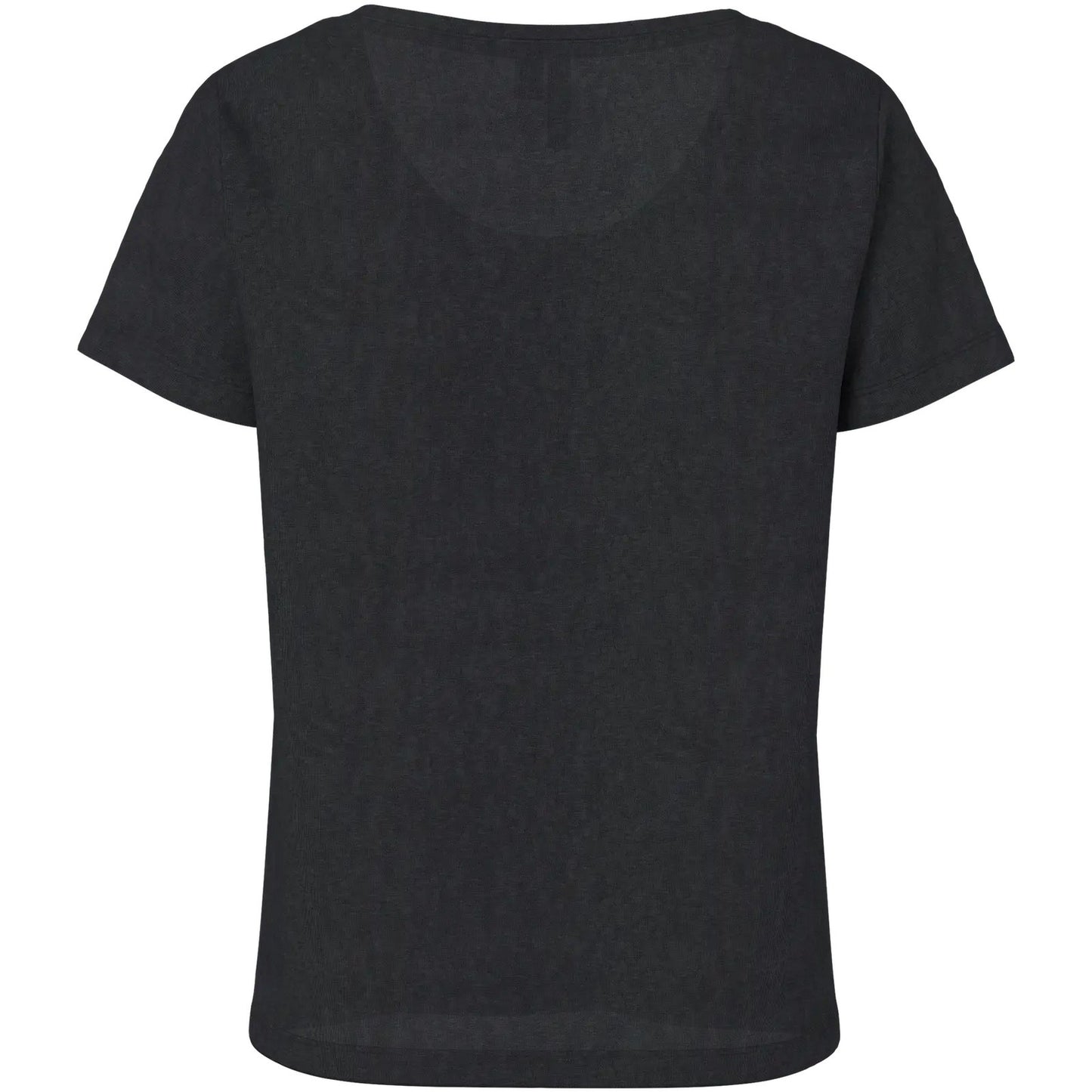 Pieces Damen T-Shirt - Pcsophie Ss U-Neck Tee Jrs Noos Bc - Schwarz