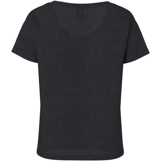 T-shirt Donna Pieces - Pcsophie Ss U-Neck Tee Jrs Noos Bc - Nero
