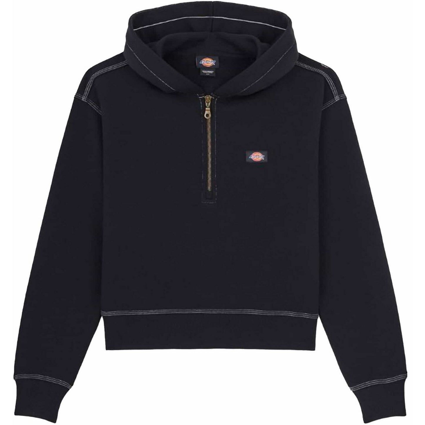 Felpe con cappuccio Donna Dickies - Oakport 1/4 Zip Hoodie W - Nero