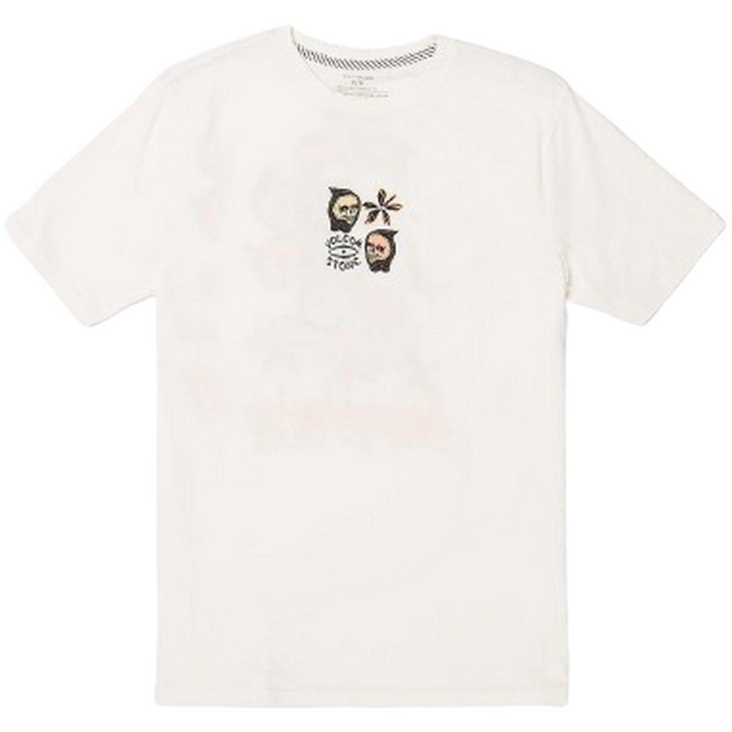 T-shirt Uomo Volcom - Flower Budz Fty Sst - Bianco