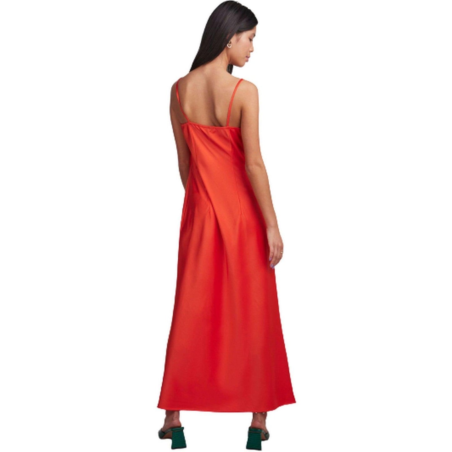 Vestiti casual Donna Pieces - Pcjosephin Midi Slip Dress D2D - Rosso