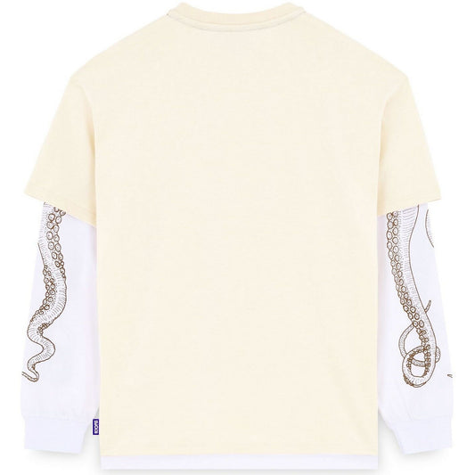 Maglie a manica lunga Uomo Octopus - Logo Double Ls Tee - Beige