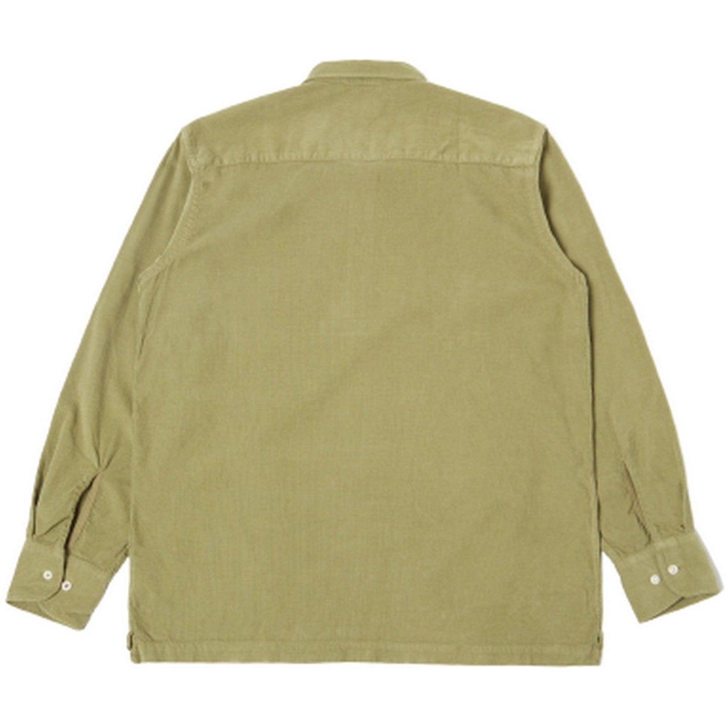 Universal Works Chemises décontractées pour hommes - Pull Ls Shirt - Vert