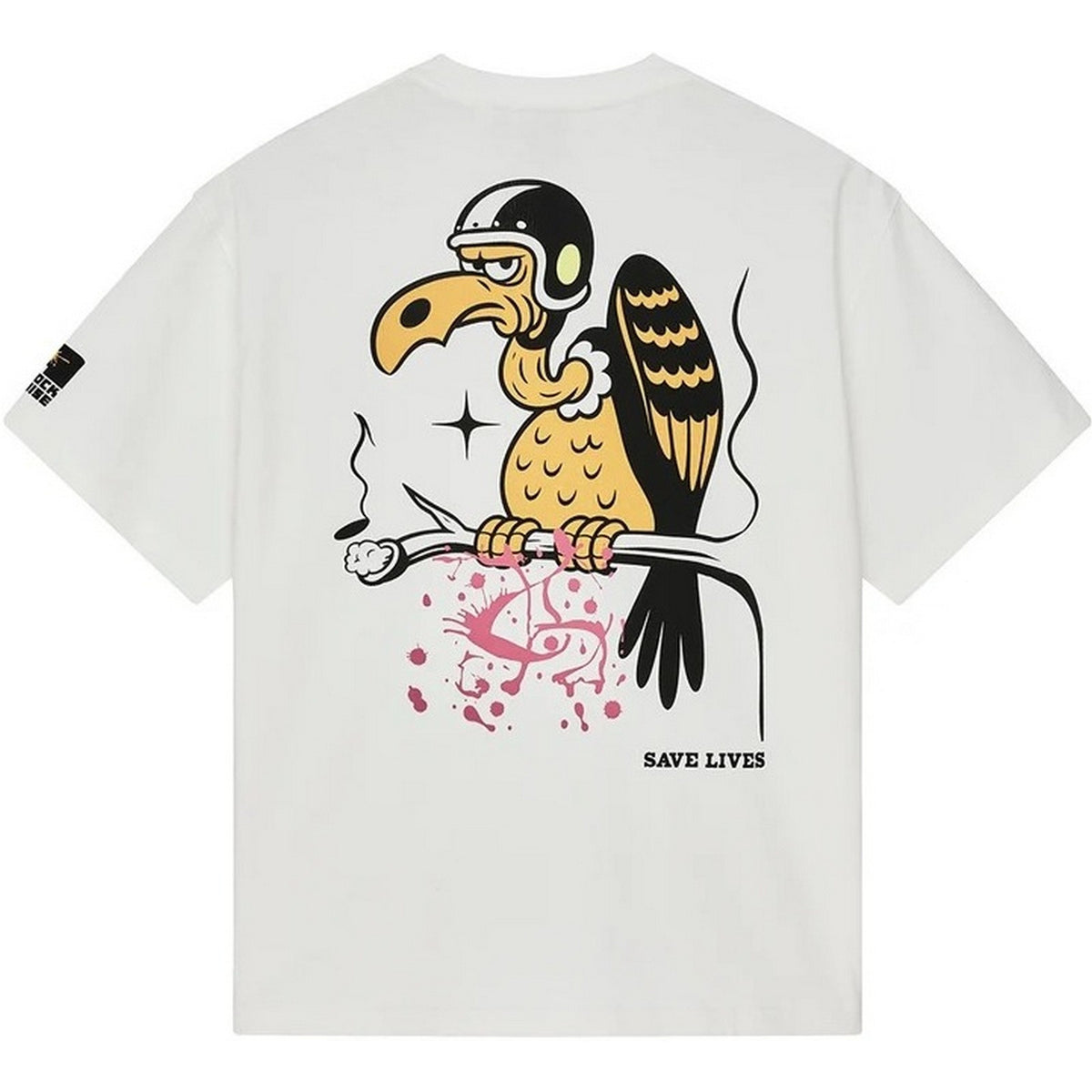 T-shirt Uomo Deus Ex Machina - Turpentine Os Tee - Bianco