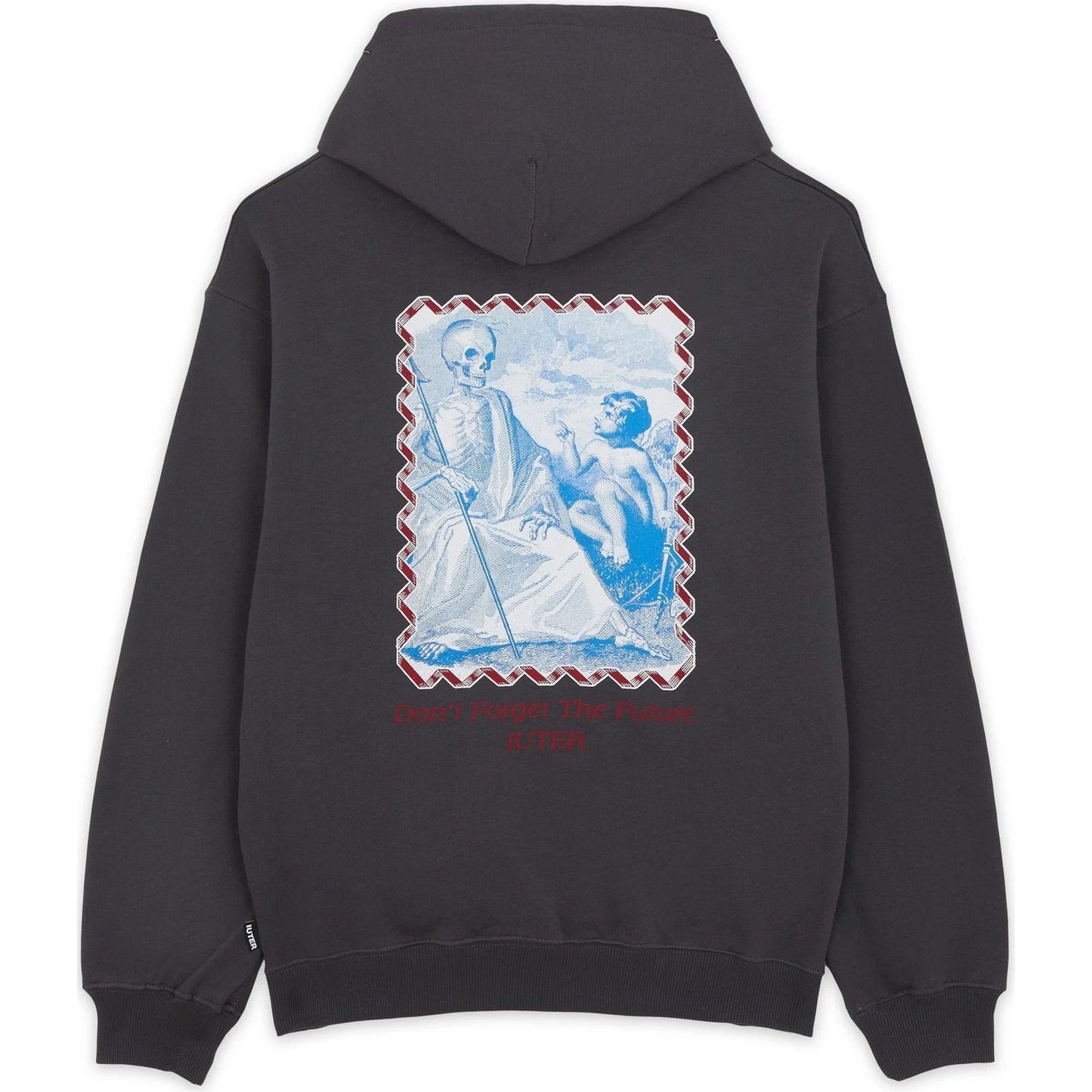 Męskie bluzy z kapturem Iuter - Future Hoodie - Szare