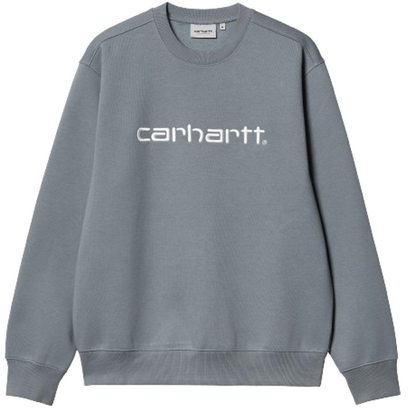 Felpa Cappuccio Carhartt Felpa Grigia Felpa Uomo Carhartt 100074