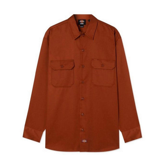 Dickies Freizeithemden für Herren – Arbeitshemd Ls Rec – Bronze