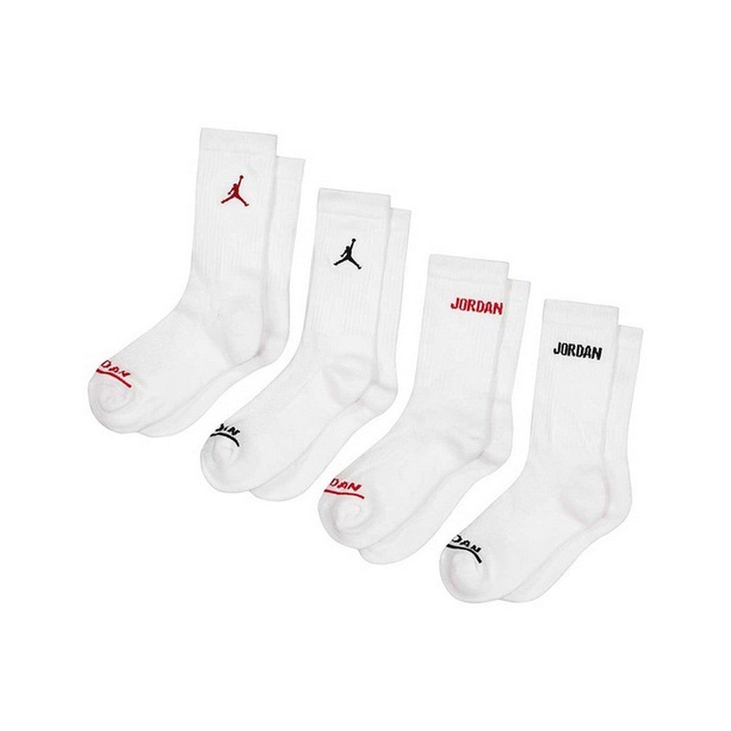Calze Ragazzi Unisex Jordan - Jordan Legend Crew 6Pk - Bianco