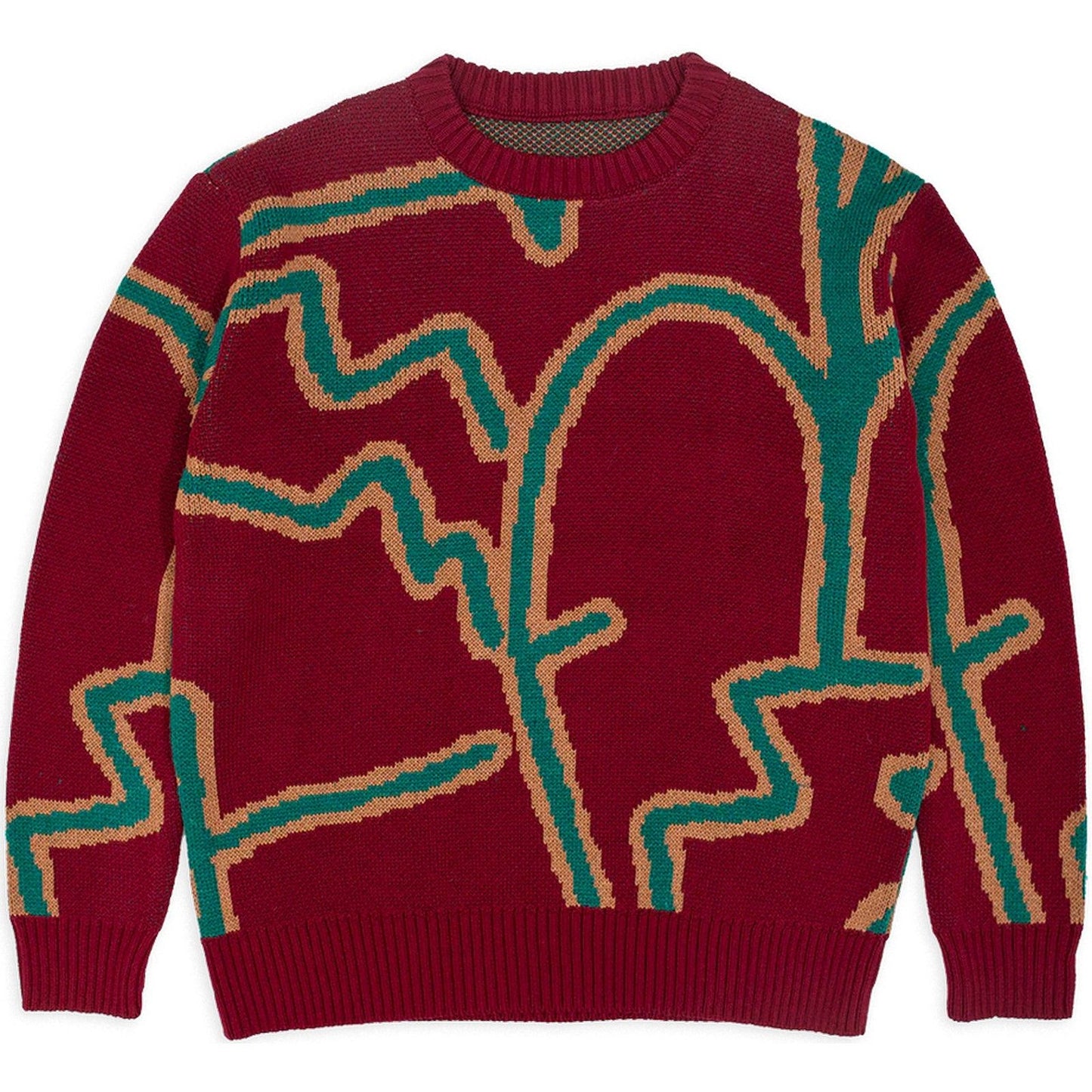 Maglioni Uomo Deceit - Primitive Sweater - Bordeaux