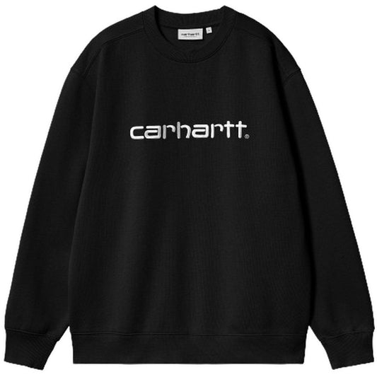 Carhartt Wip Hoodies für Damen – W' Carhartt Sweat – Schwarz