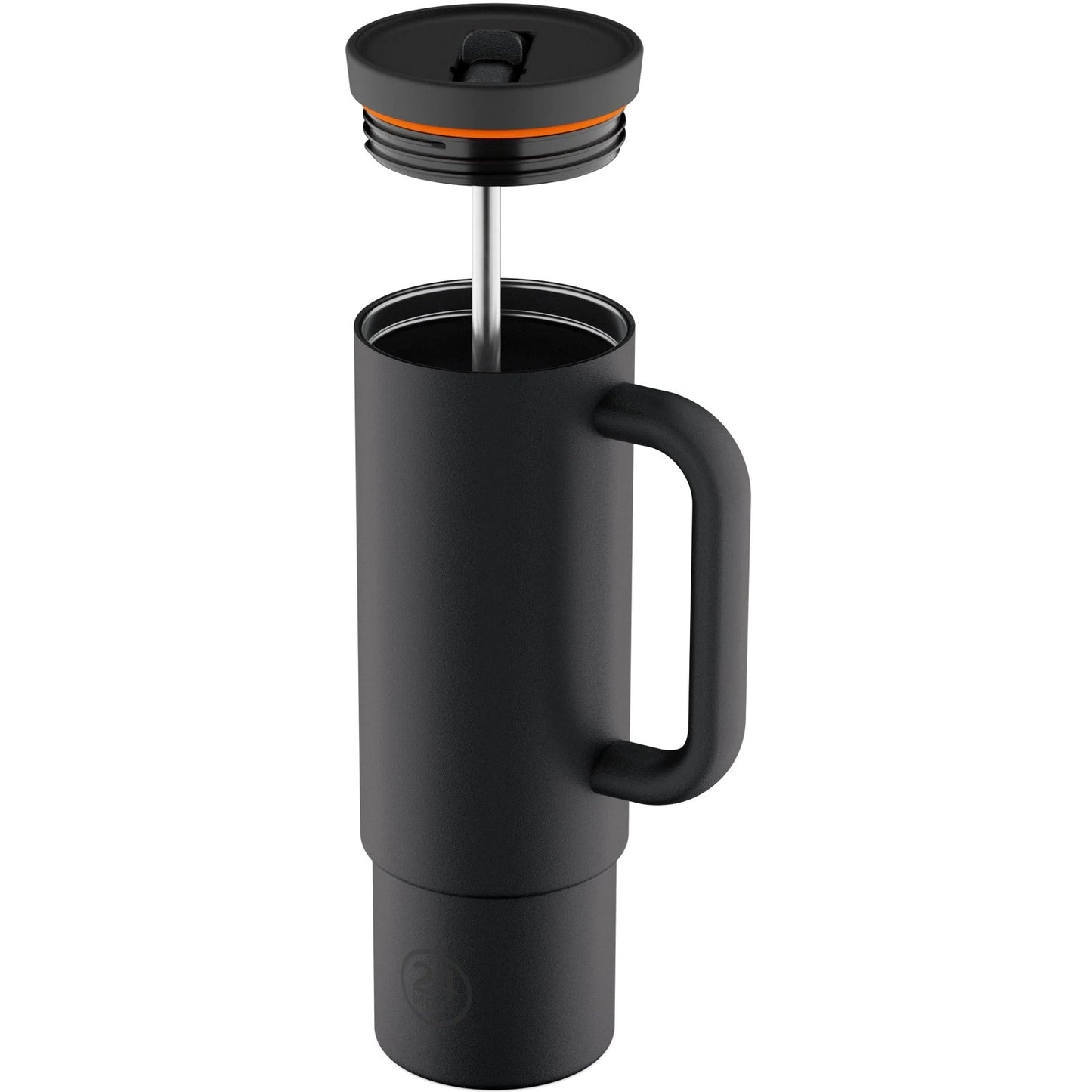 Termos do napojów unisex 24butelki - Straw Cup 800 - Czarny