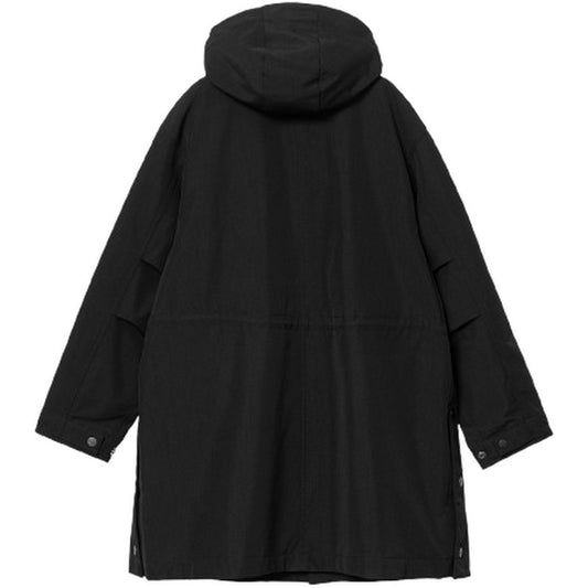 Carhartt Wip Women's Jackets - W' Clarton Parka - Black