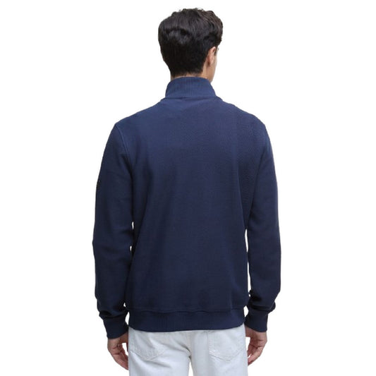 Maglie a manica lunga Uomo Barbour International - Samuel Funnel Neck - Blu