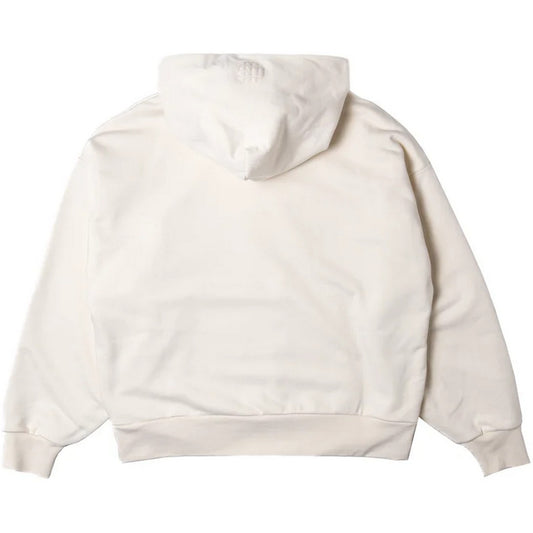 Sudaderas con capucha para hombre GARMENT - Sudadera con capucha de doble capa con doble bordado - Blanco