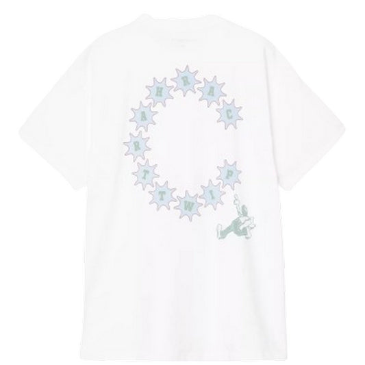 T-shirt Uomo Carhartt Wip - S/S C Trip T-Shirt - Bianco