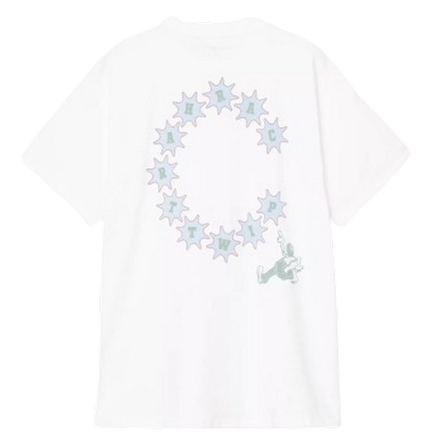 T-shirt Uomo Carhartt Wip - S/S C Trip T-Shirt - Bianco