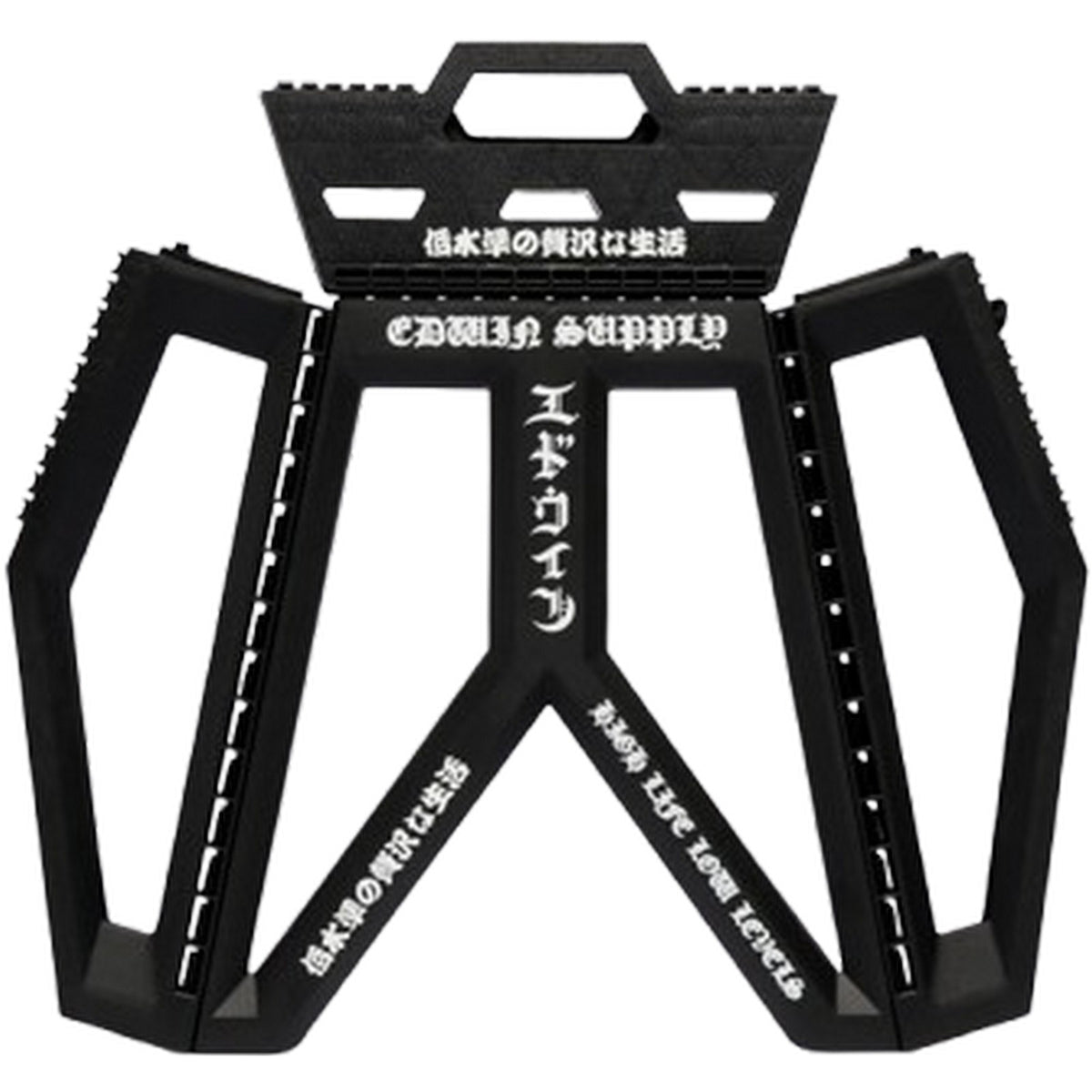 Sgabelli con gradini Uomo Edwin - Folding Stool - Nero