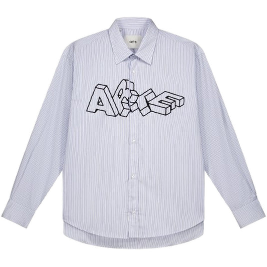 Camicie casual Uomo Arte Antwerp - Arte Blocks Shirt - Bianco