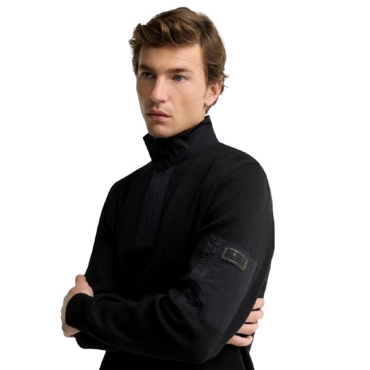 Maglie a manica lunga Uomo Barbour International - Inline Half Zip Jumper - Nero