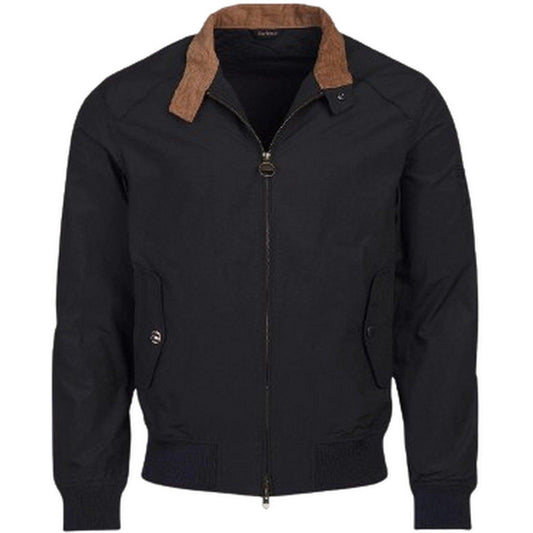 Barbour International Vestes pour hommes - Rectifier Harrington Manteaux - Bleu
