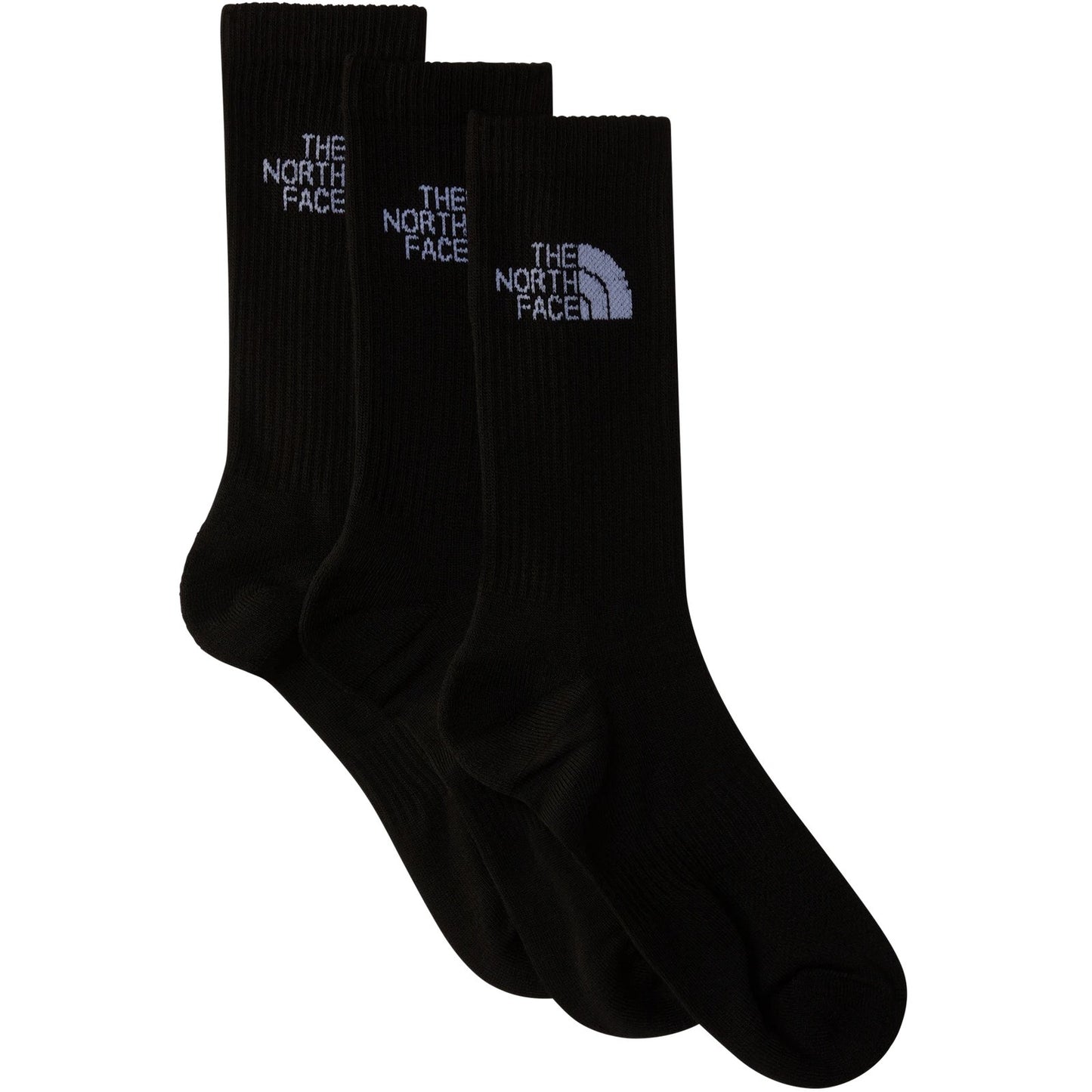 Chaussettes The North Face pour hommes - Multi Sport Cush Crew Sock 3p - Noir