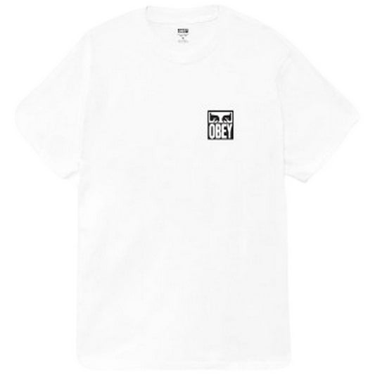 Męska koszulka Obey - Obey Eyes Icon 2 Classic Tee - Biała
