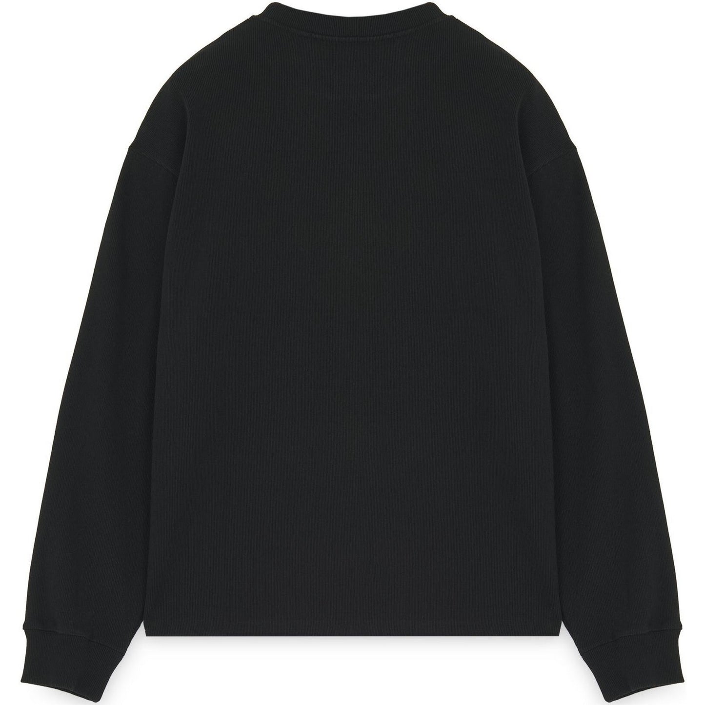 T-shirt Uomo Iuter - Label Ribbed Ls Tee - Nero