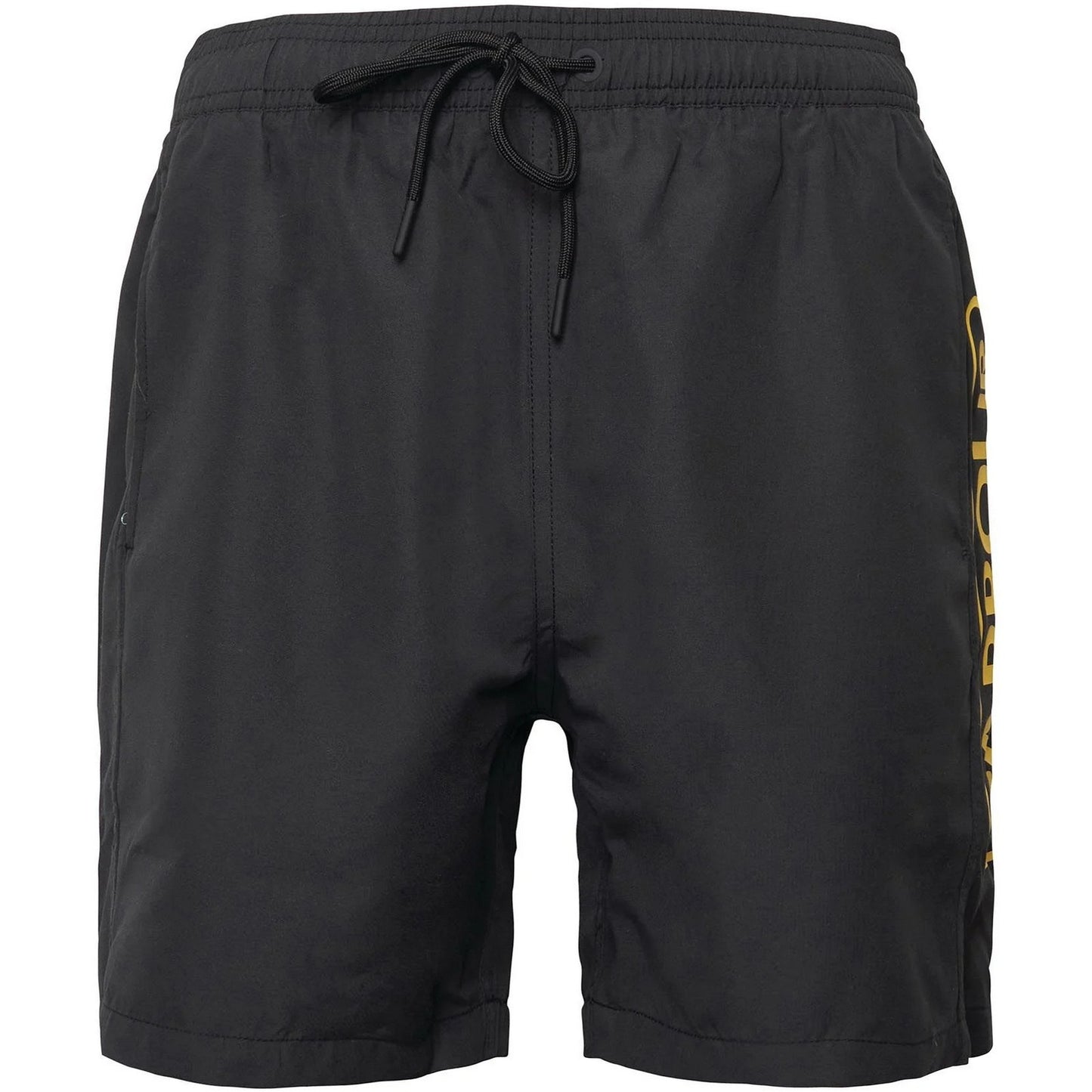 Barbour International Herren-Shorts und Badehosen – Badeshorts mit großem Logo – Schwarz