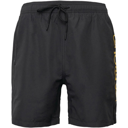 Pantaloncini e calzoncini Uomo Barbour International - Large Logo Swimshorts - Nero