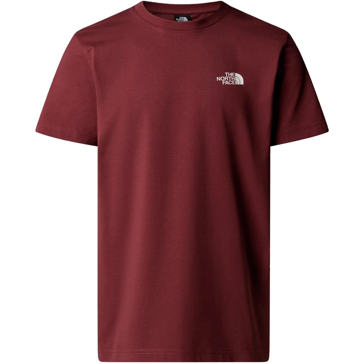 T-shirt Uomo The North Face - M S/S Simple Dome Tee - Bordeaux