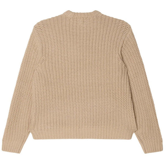 Maglioni Uomo Obey - Obey Bold Chunky Sweater - Vaniglia