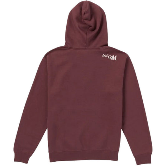 Volcom Herren-Kapuzenpullover – Watanite Po – Bordeaux