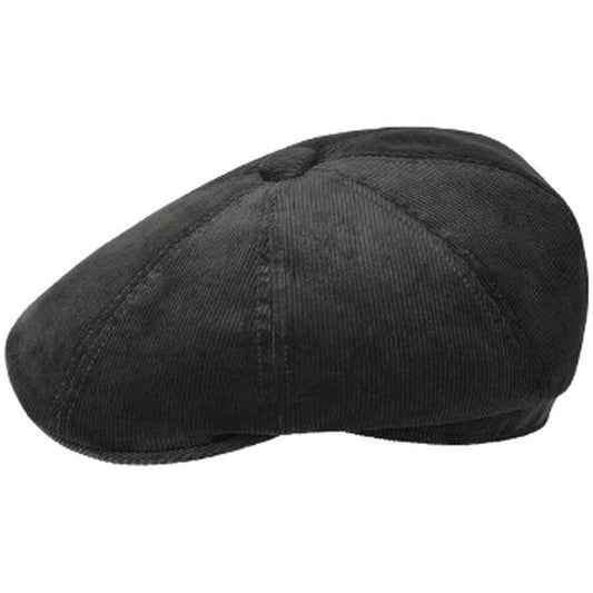 Bérets et casquettes Kangol unisexe - Cord Hawker - Noir