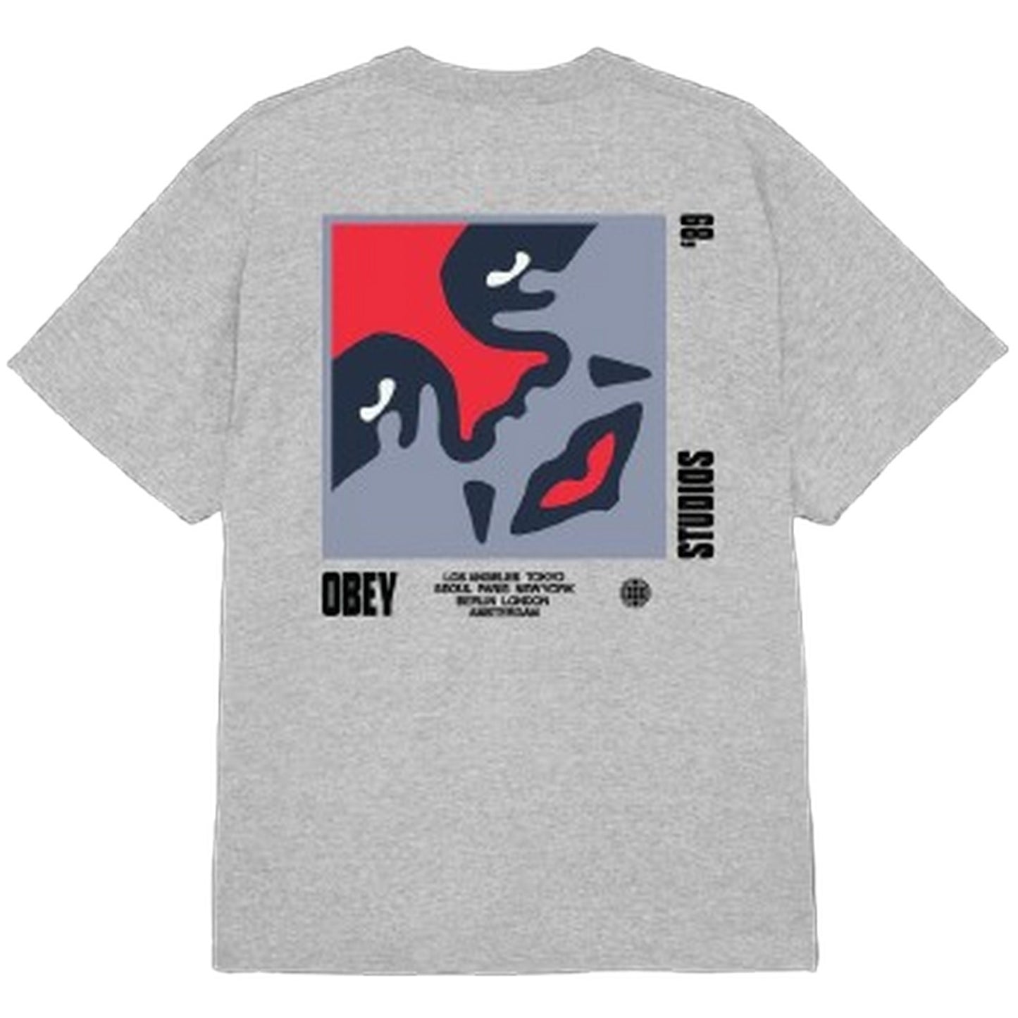 T-shirt Uomo Obey - Obey Icon 89 Tee - Grigio