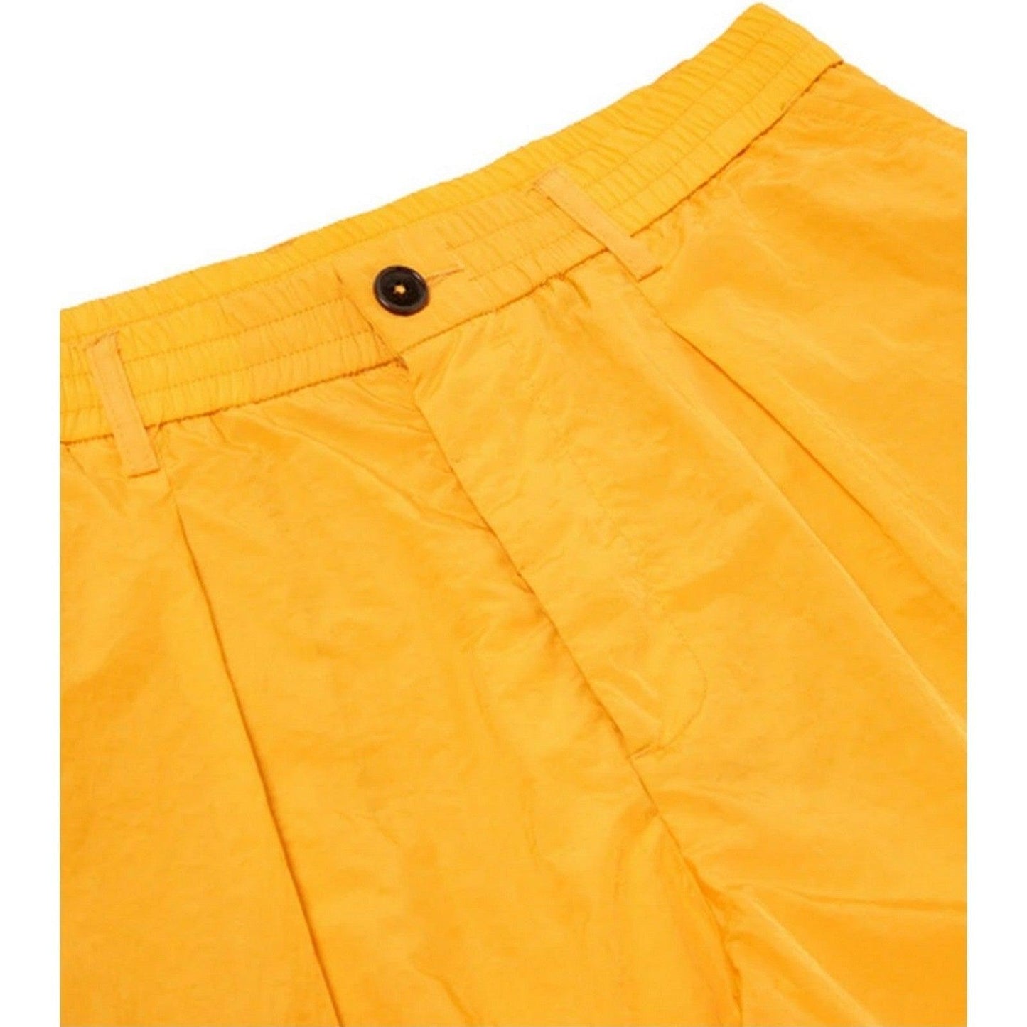 Pantalones cortos de hombre Universal Works - Pantalón corto de chándal plisado - Naranja