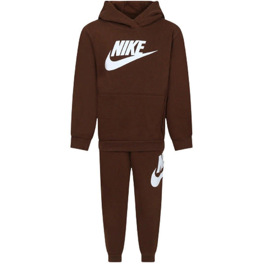 Nike Survêtements à manches longues pour enfants - Ensemble Club Fleece - Marron