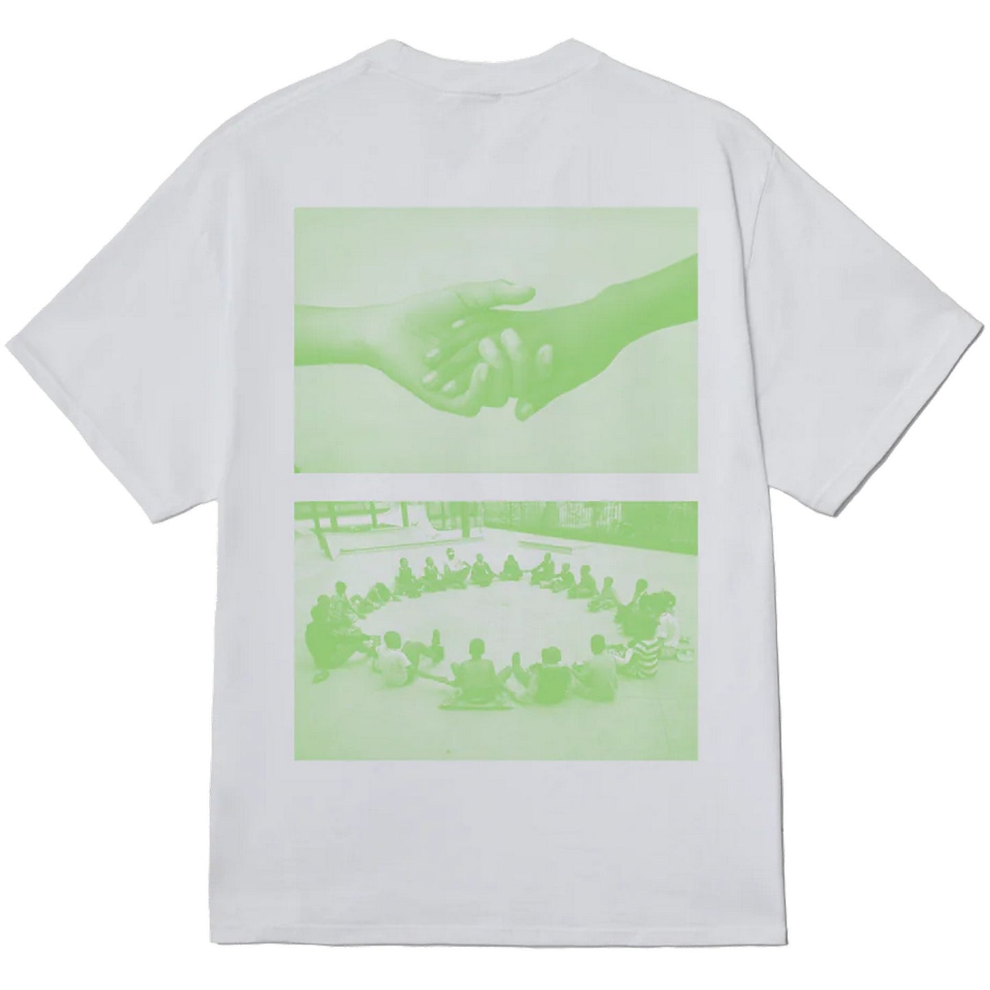 T-shirt Uomo Obey - Skateistan/Obey Child Photo Tee - Bianco