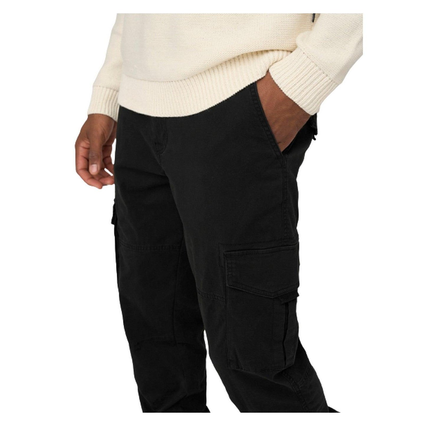 Pantaloni Uomo Only & Sons - Onsdean Life Tap Cargo 0032 Pant Noos - Nero