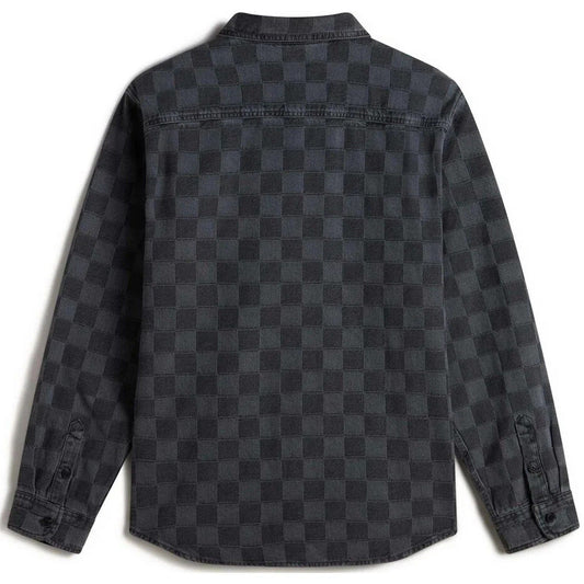 Maglie a manica lunga Uomo Vans - Hastings Checkerboard D - Nero