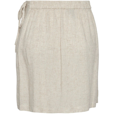 Gonne casual Donna Pieces - Pcpia Linen Mix Mw Wrap Skirt Wvn Noos - Grigio