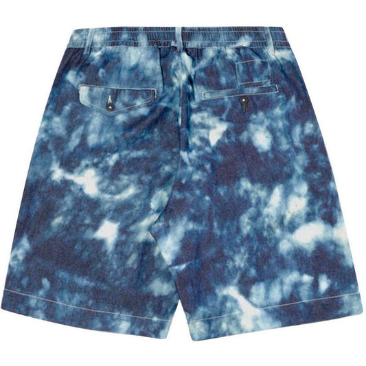 Pantalón corto de hombre Universal Works - Pantalón corto de chándal plisado - Multicolor