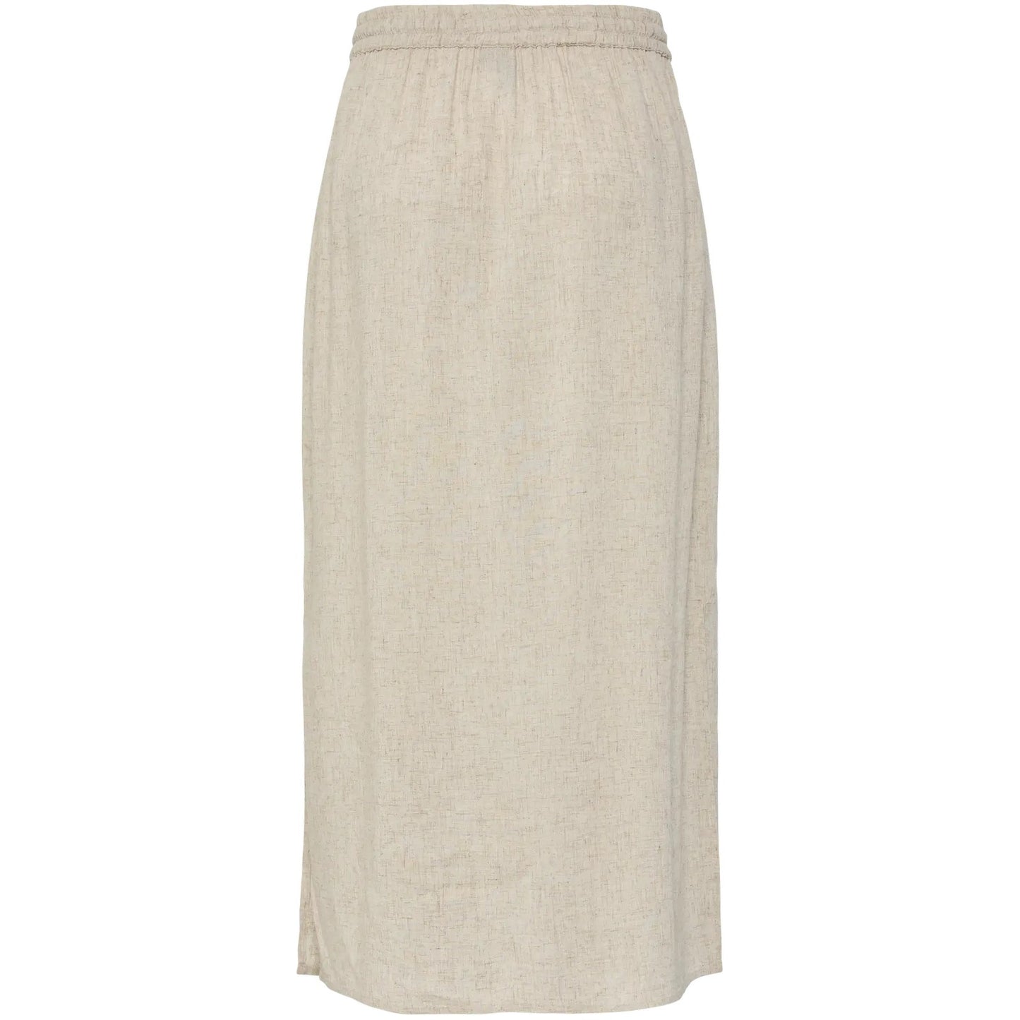 Gonne casual Donna Pieces - Pcpia Mw Ankle Skirt Wvn Noos - Grigio