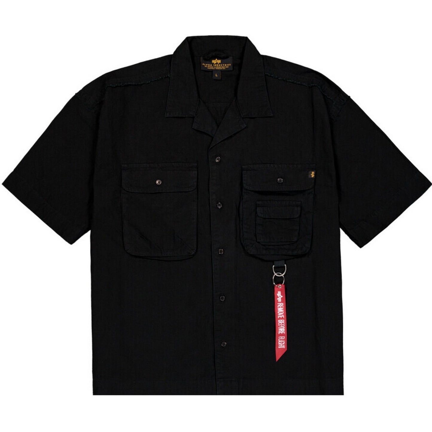 Camicie casual Uomo Alpha Industries - Aloha Safari Shirt - Nero