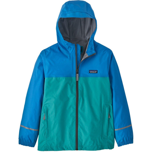 Patagonia Vestes Mixte Garçon - K's Torrentshell 3L Jkt - Bleu