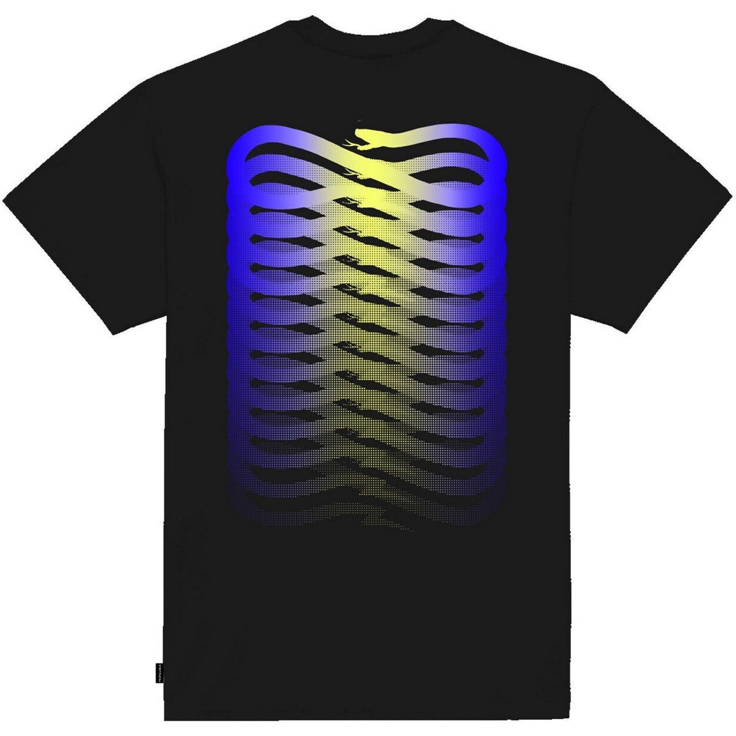 T-shirt Uomo Propaganda - T-Shirt Ribs Gradient - Nero