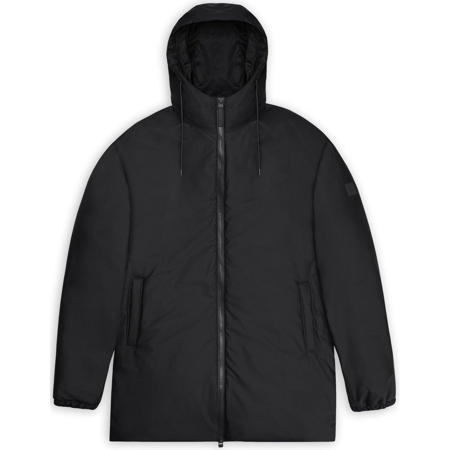 Vestes imperméables Rains unisexe - Lohja Long Insulated Jacket W3T2 - Noir