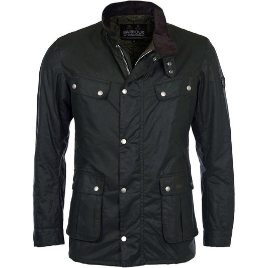 Barbour International Men's Jackets - Duke Wax Jacket - Green